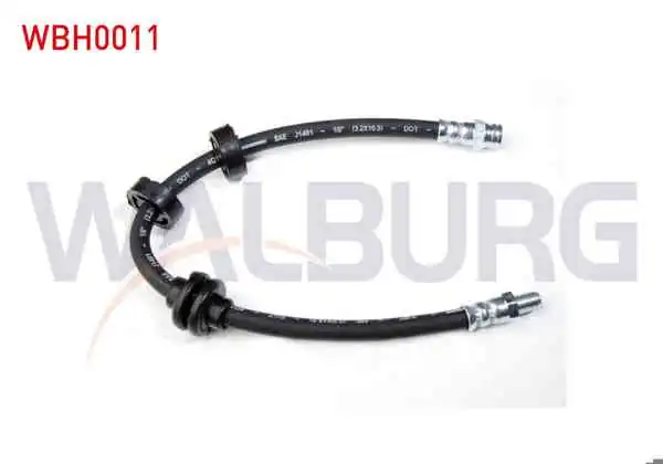 WALBURG WBH0011 | Fren Hortumu Ön Sol-Sağ 410mm Alfa Romeo | 2 Adet