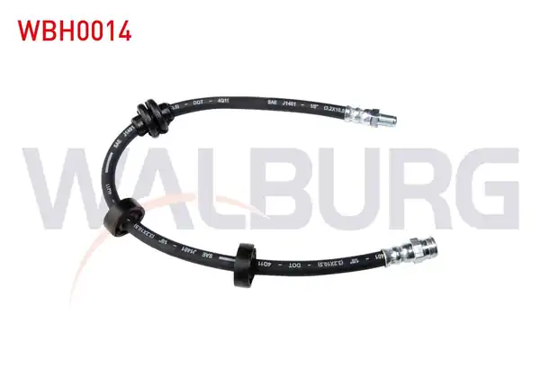 WALBURG WBH0014 | Fren Hortumu Ön Sol Sağ 470mm Fiat Doblo 119 223 2001 2010 Strada 1999 2005 2 Adet
