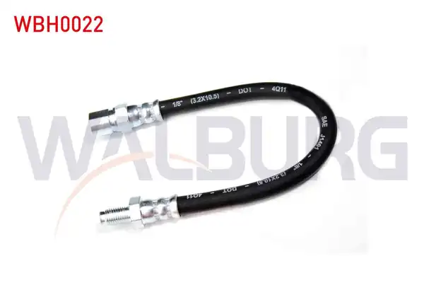 WALBURG WBH0022 | Fren Hortumu Arka Sol Sağ 250mm Uzun Fiat 124 2 Adet