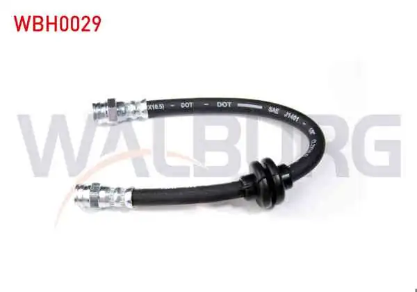 WALBURG WBH0029 | Fren Hortumu Arka Sol-Sağ 290mm Uzun Fiat Bravo II (198) 2006-/ Fiat Stilo (192) 2001-2010 / Lancıa Delta III 2008-| 2 Adet