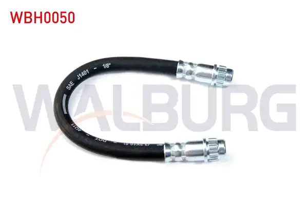 WALBURG WBH0050 | Fren Hortumu Arka Sol Sağ ABS li 220mm Kısa Renault Clio İ 2 Adet