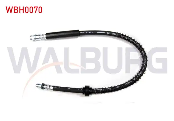 WALBURG WBH0070 | Fren Hortumu Ön Sol Sağ 520mm Peugeot 306 7b N3 N5 1993 2002 2 Adet