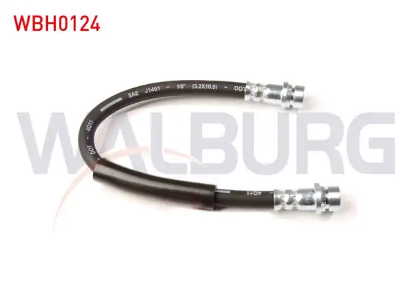 WALBURG WBH0124 | Fren Hortumu Arka Sol-Sağ 300mm Ford Fiesta V 2001-2008 | 2 Adet