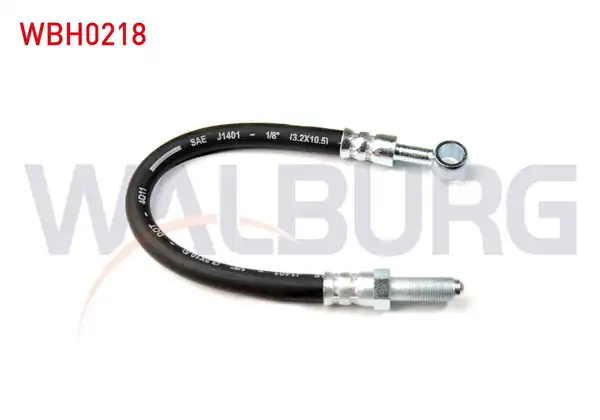 WALBURG WBH0218 | Fren Hortumu Ön Sol Sağ 230mm Helezonlu Suzuki Samurai SJ 1988 2004 2 Adet