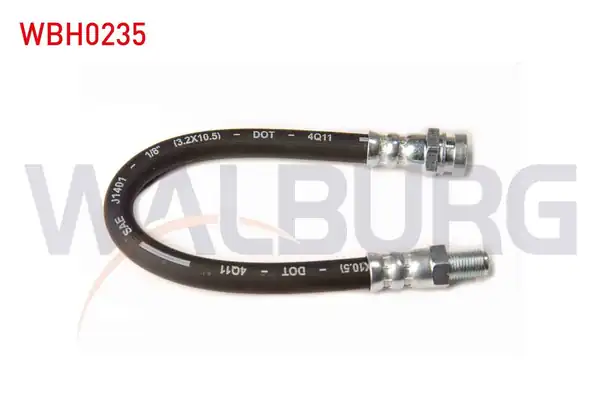 WALBURG WBH0235 | Fren Hortumu Arka Sol Sağ 230mm Mitsubishi Galant VI Ea 1996 2004 2 Adet