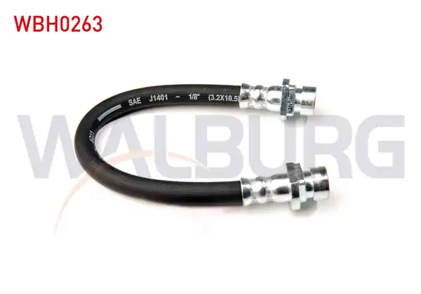 WALBURG WBH0263 | Fren Hortumu Arka Sol Sağ Abssız 220mm Rover 45 Rt 2000 2005 Rover 400 Rt 414 Sı 1995 2000 2 Adet