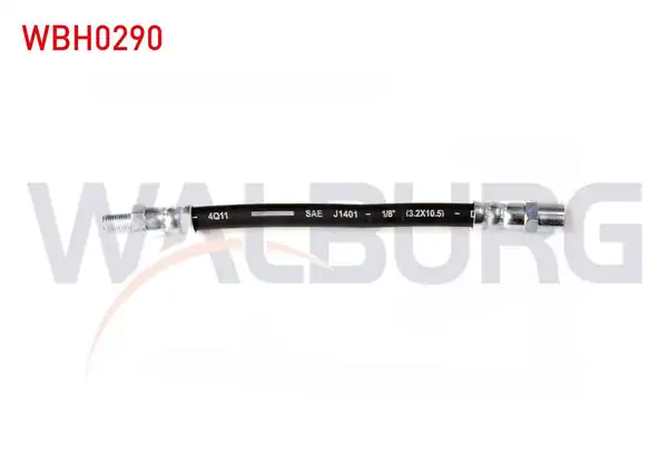 WALBURG WBH0290 | Fren Hortumu Arka Sol Sağ 160mm Volkswagen Transporter IV 70xb 70xc 7db 7dw 1990 2003 2 Adet