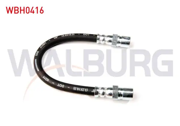 WALBURG WBH0416 | Fren Hortumu Arka Sol Sağ 220mm Daewoo Nubira Klaj 1997 2003 2 Adet