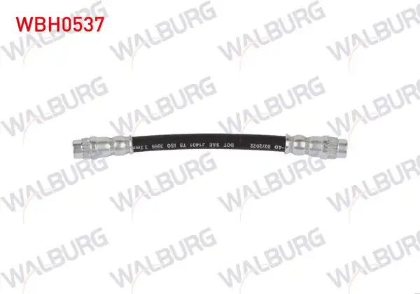 WALBURG WBH0537 | Fren Hortumu Arka Sol-Sağ 160mm Tekere Baglanan Renault Fluence (L30) 2009-| 2 Adet