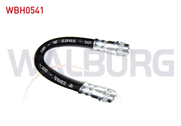WALBURG WBH0541 | Fren Hortumu Arka Sol Sağ 120mm Ikı Boru Arası Renault Megane III Bz0 2008 2015 2 Adet