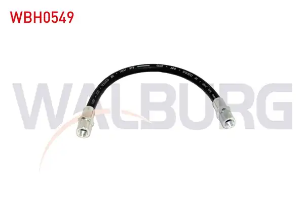WALBURG WBH0549 | Fren Hortumu Arka Sol Sağ 320mm Ford Fiesta II 1983 1989 2 Adet