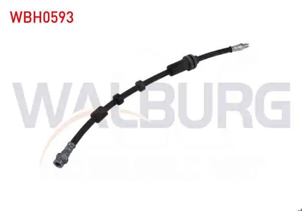 WALBURG WBH0593 | Fren Hortumu Arka Sol-Sağ 430mm Alfa Romeo Giulietta (940) 2010-| 2 Adet