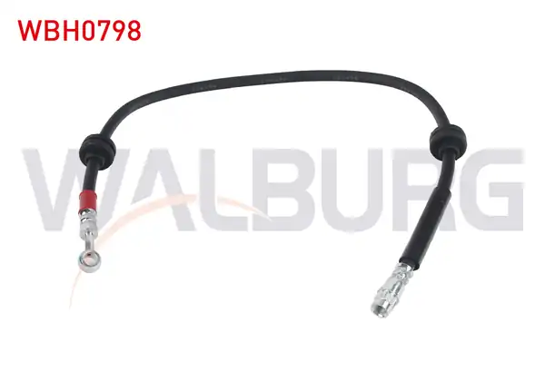 WALBURG WBH0798 | Fren Hortumu Ön Sol-Sağ 685mm Renault Megane IV 1.5 DCI-1.6İ-1.2 TCE 2016-/ Talisman 1.6 DCI 2015-/ Scenic IV 1.6 DCI 2015-| 2 Adet