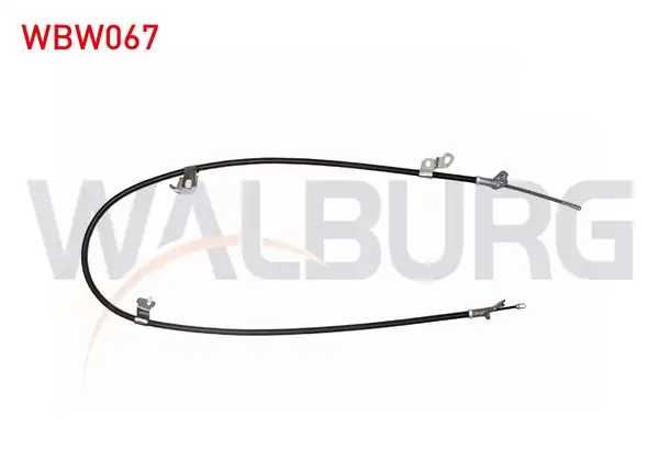 WALBURG WBW067 | El Fren Teli Arka Sol Diskli Toyota Yaris _cp10 1 5 Vvt İ 1999 2005