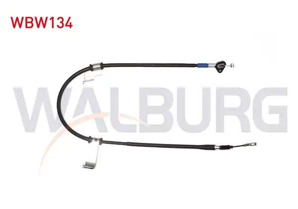 WALBURG WBW134 | El Fren Teli Arka Sol Diskli Hyundai İ10 Pa 1 1 CRDI 2008 2013