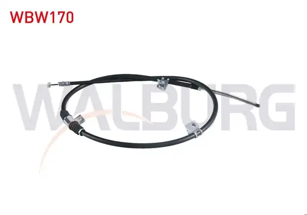 WALBURG WBW170 | El Fren Teli Arka Sol Dısklı Citroen C-Crosser (Ep) / Mitsubishi Outlander II (Cww) 2.0Dı-D / Peugeot 4007 2.2Hdı 2007 -