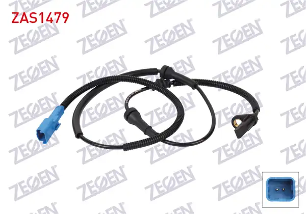 ZEGEN ZAS1479 | ABS Sensörü Ön Sol-Sağ Peugeot 208 12-19 / 2008 13-18 / 301 12-20 / C-Elysee 12-/ C3 15 -