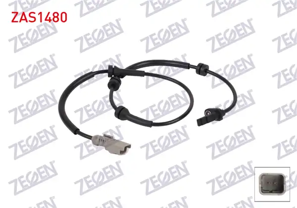 ZEGEN ZAS1480 | ABS Sensörü Ön Sol Sağ Citroen C4 Picasso 13 18 Peugeot 308 13 21