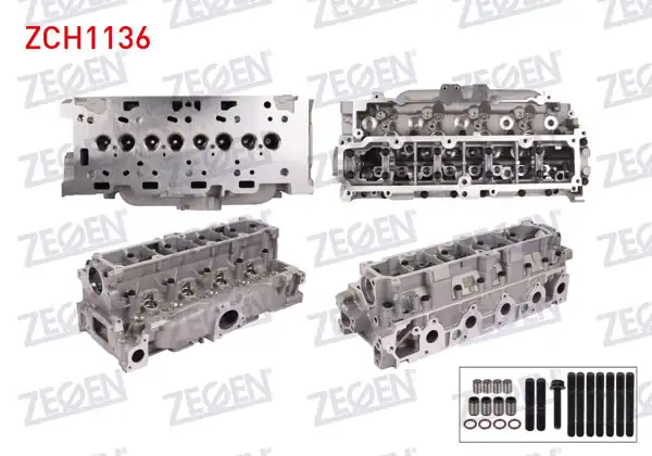 ZEGEN ZCH1136 | Silindir Kapağı Euro 5 Ford Focus III 11-15 / Mondeo IV 07-14 / Fiesta IV 10-17 / Partner / Rifter 207 / 208 / 301 / 308 18-/ Citroen Berlingo / C-Elysee / 1.5-1.6 TDCI, 1.4 (Dv4c-Dv6dted-Dv6c-Dv6fd)