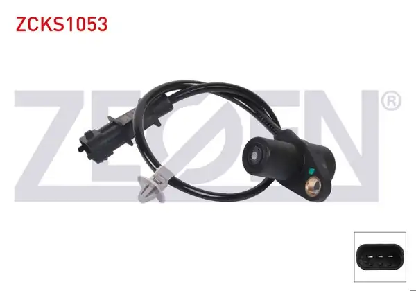 ZEGEN ZCKS1053 | Krank Devir Sensörü Kablolu 360 mm Hyundai Accent III