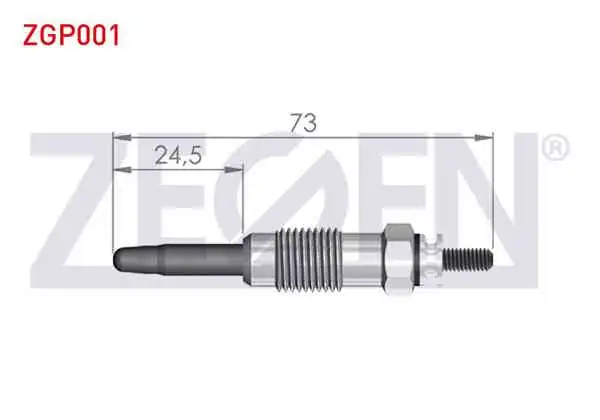 ZEGEN ZGP001 | Kızdırma Buji 11V Citroen Berlingo | 10 Adet