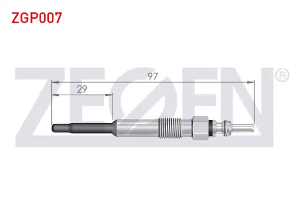 ZEGEN ZGP007 | Kızdırma Buji 11v Volkswagen Transporter V 10 Adet