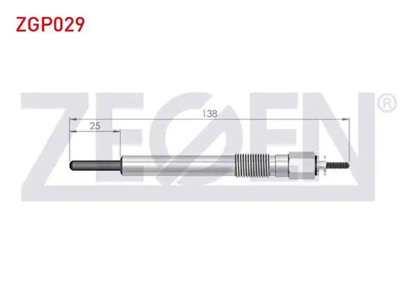 ZEGEN ZGP029 | Kızdırma Buji 11v Karsan J9 Premier 2 7d 2007 2010 Isuzu Trooper Usb 2 8td 1983 1991 10 Adet