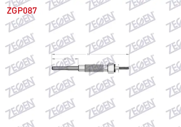 ZEGEN ZGP087 | Kızdırma Buji 7v Toyota Hilux İ II Land Cruiser 10 Adet