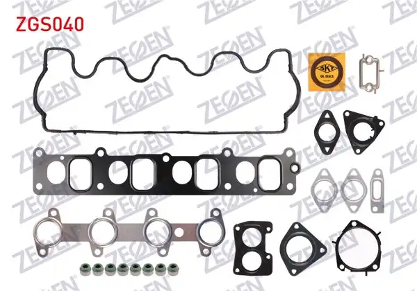 ZEGEN ZGS040 | Motor Üst Takım Conta Keçeli Fiat Doblo 1.9 JTD 2001-2010 Skt Keçeli