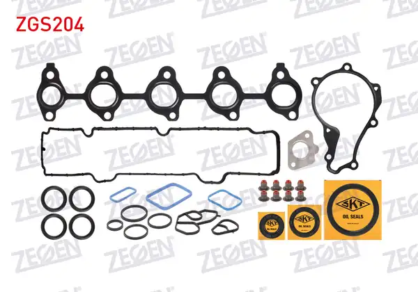 ZEGEN ZGS204 | Motor Takım Conta Full (Skc Yok) (Skt Keçeli) Citroen Nemo-Peugeot Bipper-206 1.4 HDI-Ford Fiesta 1.4 TDCI