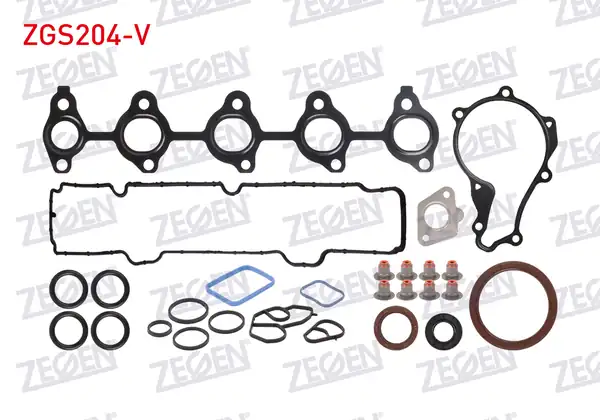 ZEGEN ZGS204 | V Motor Takım Conta Full Skc Yok Vıton Keçeli Citroen Nemo Peugeot Bipper 206 1 4 Hdi Ford Fiesta 1 4 TDCI