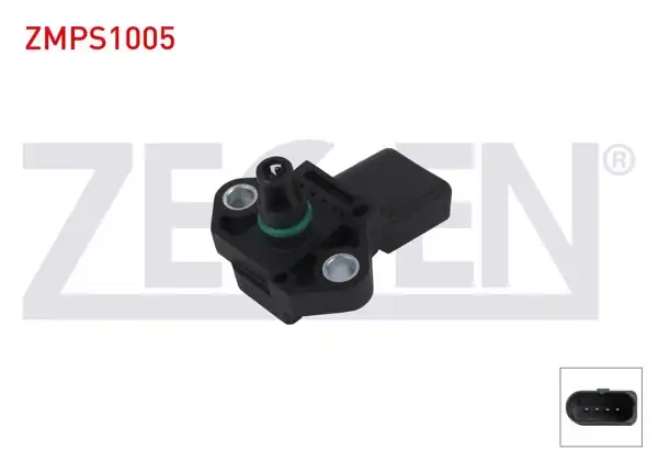 ZEGEN ZMPS1005 | Map Sensörü Audi A3 (8L1) 1.2-1.4 TFSI-1.8 T 96-03 / A4 (8Ec) 1.9 TDI 04-08 / Seat Ibiza (6L1) 02-05 / Leon (1M1) 1999-2006 / Leon (1P1) 2005-2012 / Skoda Octavia (1Z3) 2010-2013 / Superb (3T4) 2008-2010