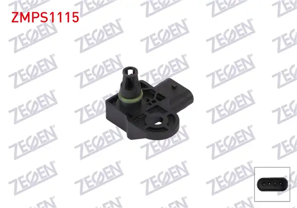 ZEGEN ZMPS1115 | Map Sensörü Peugeot 208 / 308 / 508 1.6 Thp / Citroen C4, Ds3,4,5 1.6 Thp / BMW (N13)