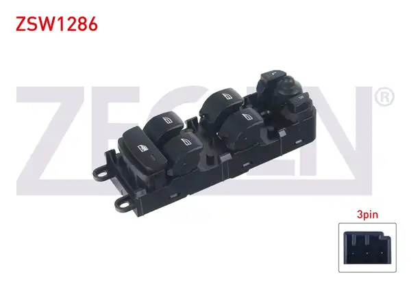 ZEGEN ZSW1286 | Cam Açma Anahtar Grup Ayna Ayarlı 3 Pin Land Rover Discovery IV 2010 Range Rover Sport 2005 2013