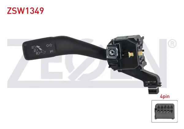 ZEGEN ZSW1349 | Far Sinyal Kumanda Kolu 4 Pin Golf V-VI-Caddy III-Jetta III-Scirocco-Tiguan-Touran-A3-Octavia-Superb-Yeti-Leon-Toledo III 2003-2016