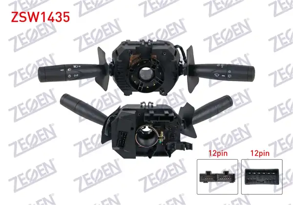 ZEGEN ZSW1435 | Far Sinyal Kumanda Kolu Arka Silecekli 24 Pin Fiat Doblo 2005 2010