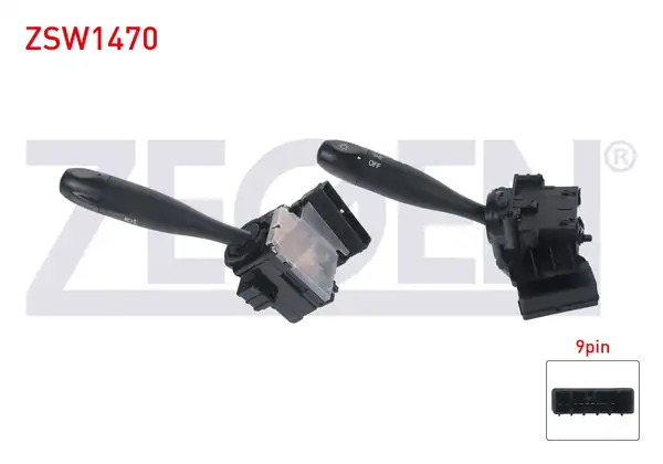 ZEGEN ZSW1470 | Far Sinyal Kumanda Kolu 9 Pin Hyundai H100 Kamyonet 2004 2011 Kia Bongo 2004 2009