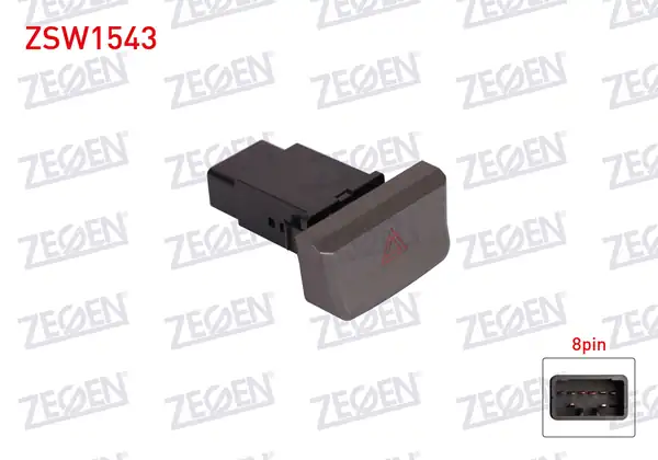 ZEGEN ZSW1543 | Flaşör Anahtarı 8 Pin Hyundai Accent 2000 2002