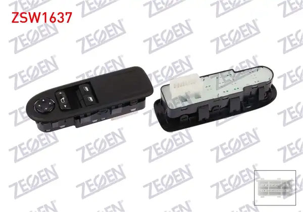 ZEGEN ZSW1637 | Cam Açma Anahtar Grup 14 Pin Citroen C3 II Sc 2009 Kia Sportage III Sl 2010
