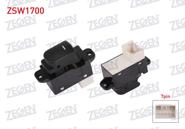 ZEGEN ZSW1700 | Cam Açma Anahtarı Tekli 7 Pin Kia Cerato 2009