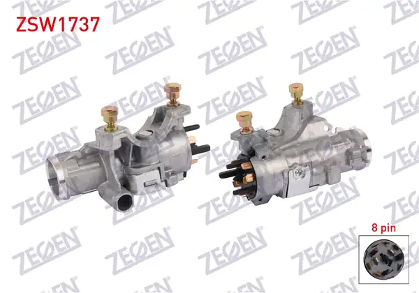 ZEGEN ZSW1737 | Kontak Gövdesi 8 Pin Audi A2 A3 A4 A6 A8 2001 2005