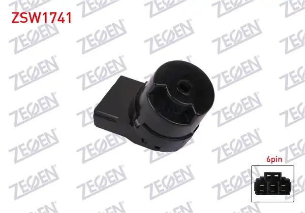 ZEGEN ZSW1741 | Kontak Termiği 6 Pin Chevrolet Aveo 2006-/ Lacetti 2005 -