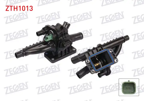 ZEGEN ZTH1013 | Termostat Komple Müşürlü 89 C Citroen C-Elysee 1.6 HDI 2012-/ 301 1.6 HDI 2012-/ Partner 1.6 HDI 2008-/ 207 1.4 HDI 2006-2012