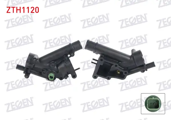 ZEGEN ZTH1120 | Termostat Flanşı Plastik Sensörlü Citroen C3