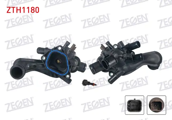 ZEGEN ZTH1180 | Termostat Komple Çift Müşürlü 105 C Citroen C4