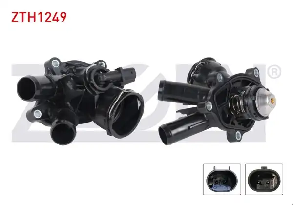 ZEGEN ZTH1249 | Termostat Komple Çift Müşürlü Elektrikli 103 Derece Mercedes C Serisi (W204) C 180-C 200-C 250 2007-2014 / E Serisi (W212) E 250 Cgı-E 200 Cgı 2009-/ Slk (R172) 200-250 2011 -