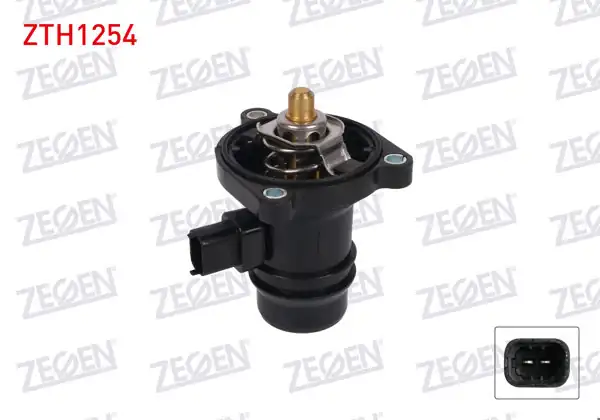 ZEGEN ZTH1254 | Termostat Komple Elektrikli Müşürlü 103 C Opel Corsa D