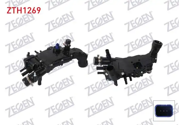 ZEGEN ZTH1269 | Termostat Komple Plastik 83 °C Peugeot 406