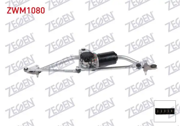 ZEGEN ZWM1080 | Silecek Motoru On 12V Mekanızmalı Volkswagen Passat 1996-2005