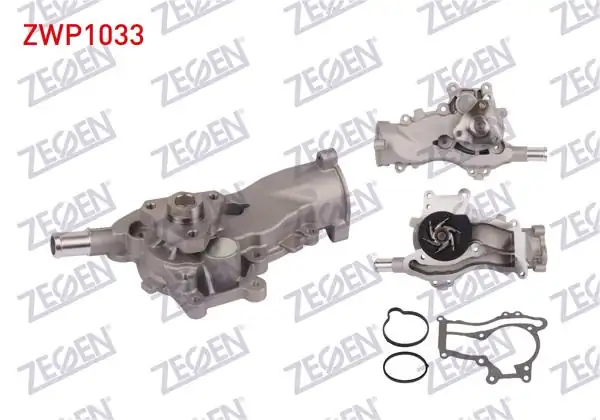 ZEGEN ZWP1033 | Devirdaim Opel Astra J 1.4 T 2009-2016 / Corsa D 1.4 2006-2014 / Mokka 1.4 2012-/ Zafira C 1.4 2011-/ Adam 1.2 2013-/ Astra J 1.4İ 2009-2016 / Corsa E 1.4 2014-/ Aveo (T300) 1.4 16V 2011-2014